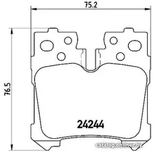 Тормозные колодки Brembo P83076