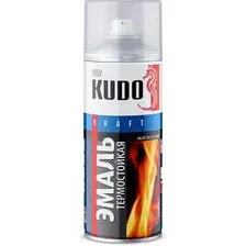 Эмаль Kudo Термостойкая / KU-5007 (520мл, золото)