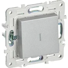 Выключатель IEK Skandy SK-V10-1-10-K23 (серебристый)