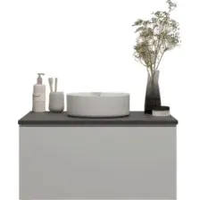 ЗОВ Тумба с умывальником Кито K70LW0MWMC-LDSPH9514A (антрацит)