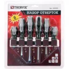 Набор отверток THORVIK 6 предметов (SDS06BC)