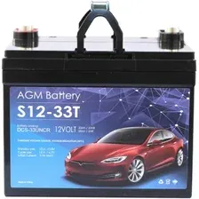 Автомобильный аккумулятор Kiper S12-33T (33 А·ч)