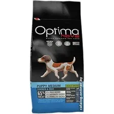 Сухой корм для собак Optimanova Puppy Medium Chicken & Rice 12 кг