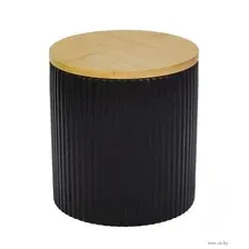 Банка для сыпучих продуктов "Market Union" (870 мл; чёрный)