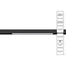Трековый светильник Arte Lamp Linea A4663PL-1BK