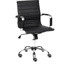 Офисное кресло TetChair Urban-Low (иск. кожа, черный)