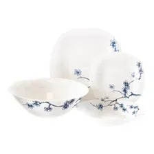 Набор тарелок Luminarc Neo Carine Ming Blue V3884 (19шт)