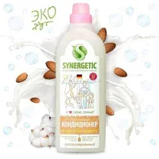 Кондиционер для белья Synergetic Биоразлагаемый. Миндальное молочко (1л)