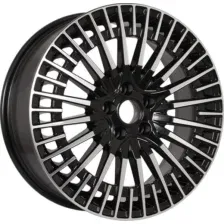 Литой диск KDW KD1820 18x7" 5x114.3мм DIA 67.1мм ET 45мм (Black Front Polished)