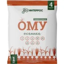 Удобрение ОМУ " Осеннее" пак. 1кг