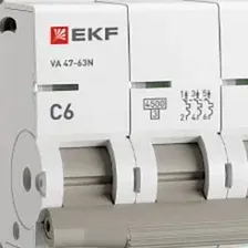 Автоматический выключатель 4P 40А (C) 6кА ВА 47-63N EKF PROxima