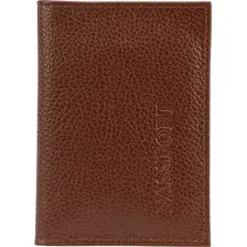 Обложка для паспорта Poshete 604-118M-GNG (рыжий)