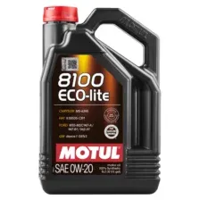 Моторное масло MOTUL 8100 ECO-LITE 0W-20, 5л / 113493 (замена 108536)