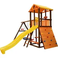 Игровой комплекс Perfetto Sport Bari-5 (качели лодочка, паутина)