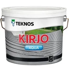 Краска Teknos Kirjo Aqua Base 1 2.7л (белый)