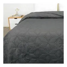 Покрывало MATEX DECORATIVE COVER. FLOWER. 200x220 см, темно-серый
