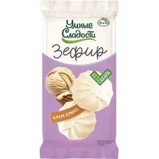 Зефир Умные сладости со вкусом крем-брюле 50г,3ШТ