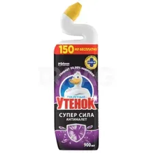Чистящее средство ТУАЛЕТНЫЙ УТЕНОК СУПЕР СИЛА Антиналет, 900 мл