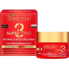 Крем для лица Bielenda Крем для лица Super trio Интенсивно увлажняющий против морщин 40+ 50 мл