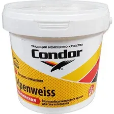 Краска Condor Alpenweiss 1.5 кг (белая база)
