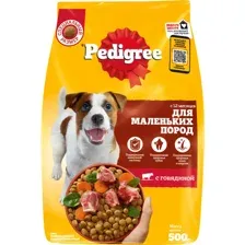 Корм для собак Pedigree говядина, 500 г