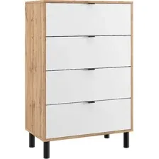 Комод Eligard Mone 4S (дуб вотан/белый)