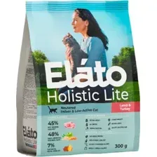 Сухой корм для кошек Elato Holistic Lite Для стерилизованных кошек с ягненком и индейкой (300г)
