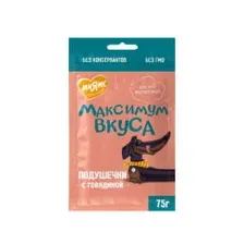 Лакомство Мнямс подушечки с говядиной для собак «Максимум вкуса» 75г