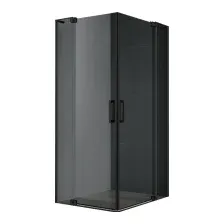 Душевой уголок Cezares SLIDER-AH-2-70/80-90/100-GRIGIO-NERO