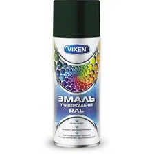 Эмаль автомобильная Vixen RAL 6005 / VX-16005 (520мл, зеленый мох)