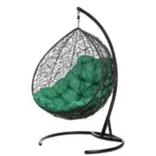 подвесное кресло BiGarden Gemini Black, зеленый