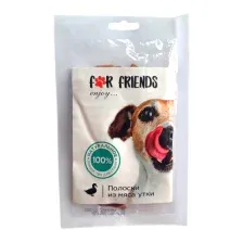 For Friends Лакомство для собак Полоски из мяса утки 50 г