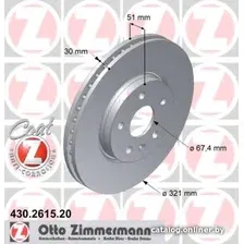 Тормозной диск Zimmermann 430261520