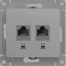 Розетка компьютерная Schneider Electric Glossa GSL000385KK