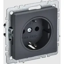 Розетка IEK Brite РС14-1-0-БрГ