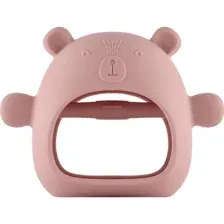 Прорезыватель Roxy kids Мишка, RST-003-P, розовый