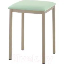 Табурет AMC Comfort 7К10.10 (кожзам, мятный/капучино)