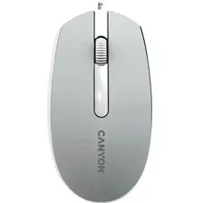Мышь Canyon M-10 (серый/белый)