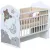Детская кроватка VDK Teodoro колесо-качалка с маятником (белый)