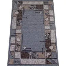 Ковер для жилой комнаты Merinos Sierra ALBINA-3-STAN-BLUE-BROWN-2 (3x4)