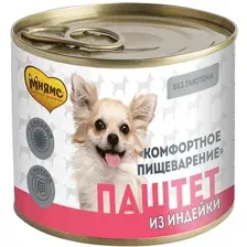 Мнямс Паштет из индейки для собак Комфортное пищеварение 200 г