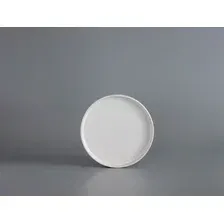 Тарелка обеденная Sundays Home Minimalist керамика TRVK26003 (20см, белый)