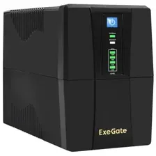 Источник бесперебойного питания ExeGate SpecialPro UNB-800.LED.AVR.EURO