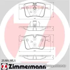 Тормозные колодки Zimmermann 251991951