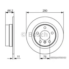 Тормозной диск Bosch 0986479043
