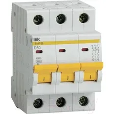 Выключатель автоматический IEK ВА 47- 29 3п 50А D MVA20-3-050-D