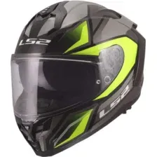 Мотошлем LS2 FF817 Challenger II Viper (3XL, серый/желтый)