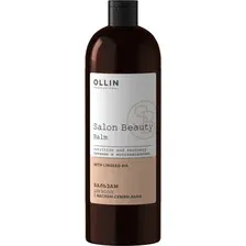 Бальзам Ollin Professional Salon Beauty с маслом семян льна 1 л