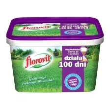Удобрение FLOROVIT гранул. пролонг. 100 дней для Газона, ведро (4кг)