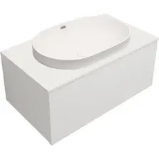 ЗОВ Тумба с умывальником Кито 70 K70LW0MWM-LDSPW6002 (белый матовый)